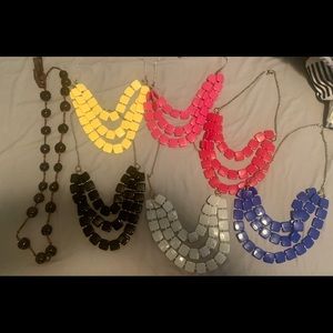 Several boutique necklaces